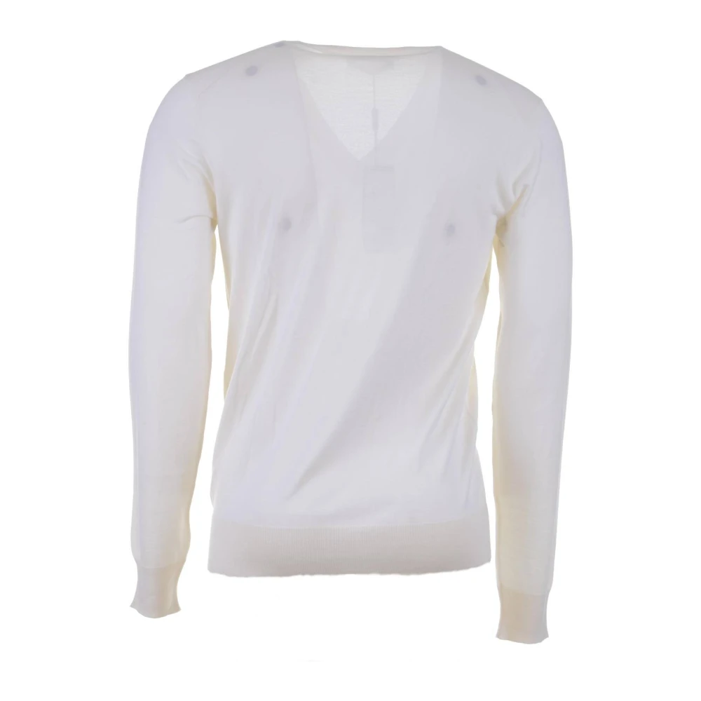 Dolce & Gabbana Heren V-Neck Trui White Heren