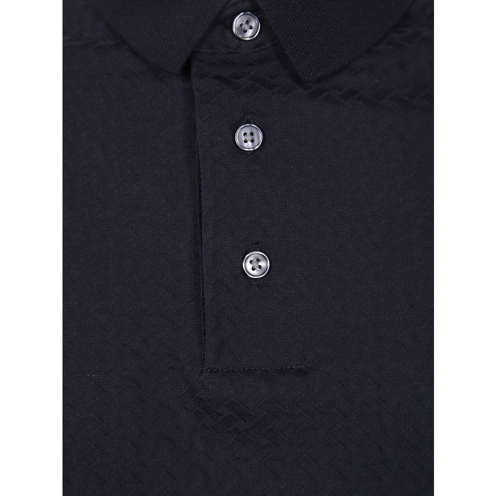 Emporio Armani Klassieke Polo Shirt voor Mannen Black Heren