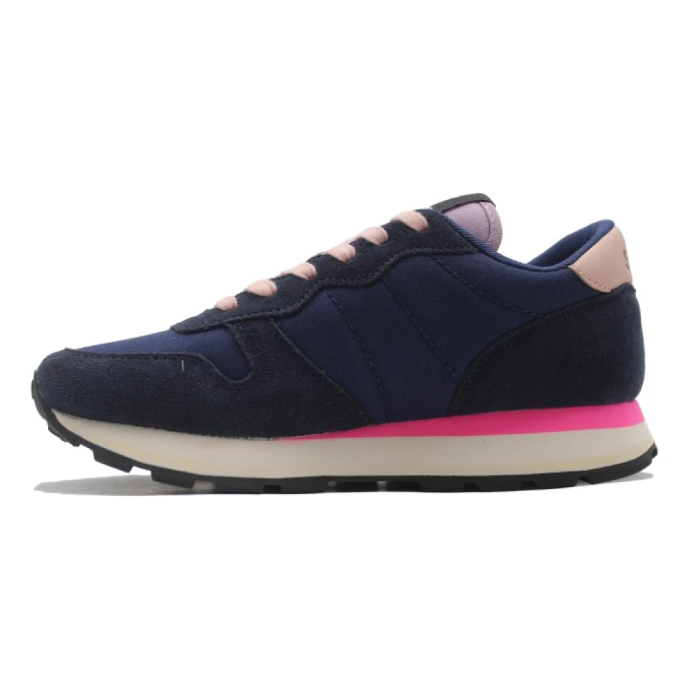 Sun68 Navy Blauwe Hardloopschoenen Multicolor Dames