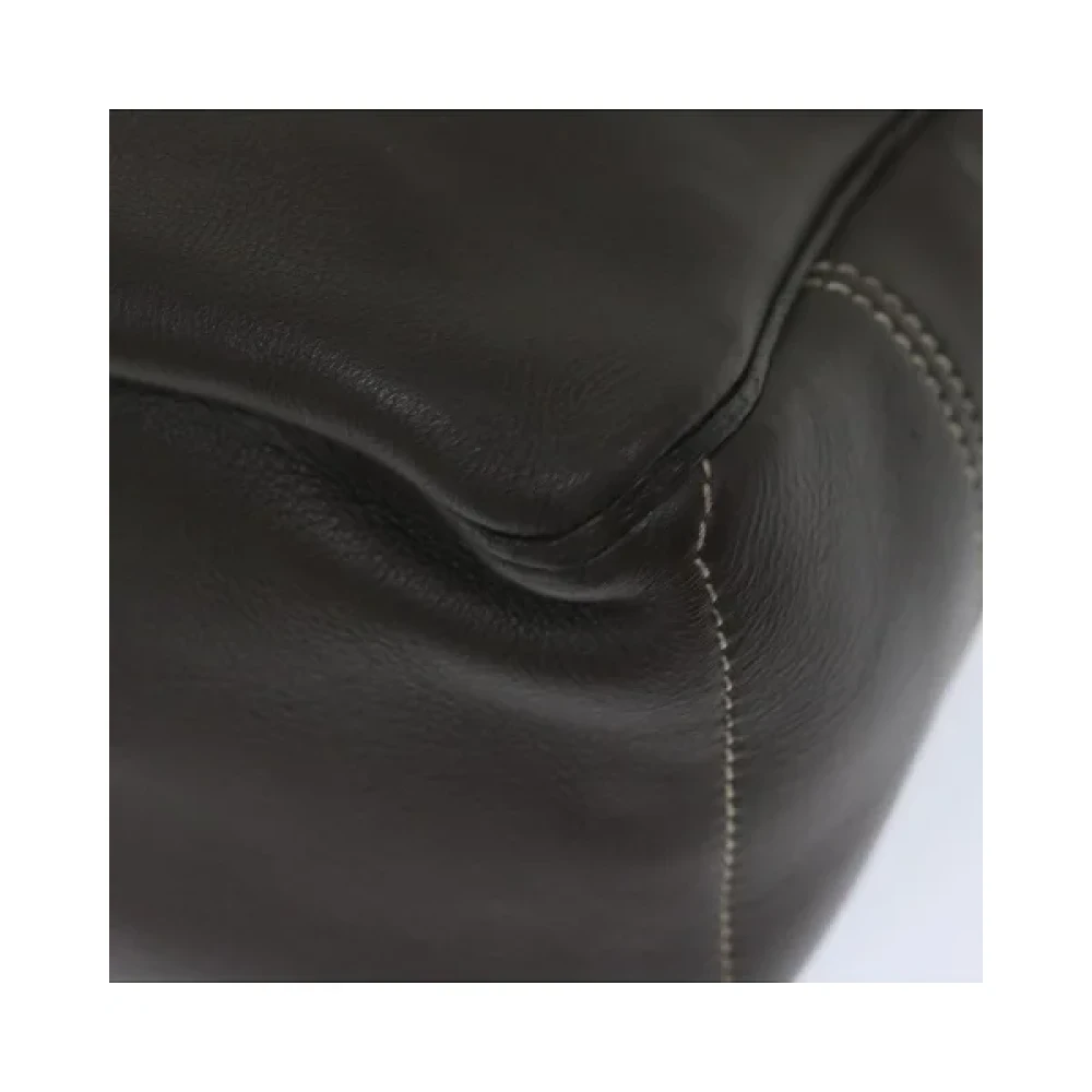 Celine Vintage Pre-owned Leather handbags Brown Dames