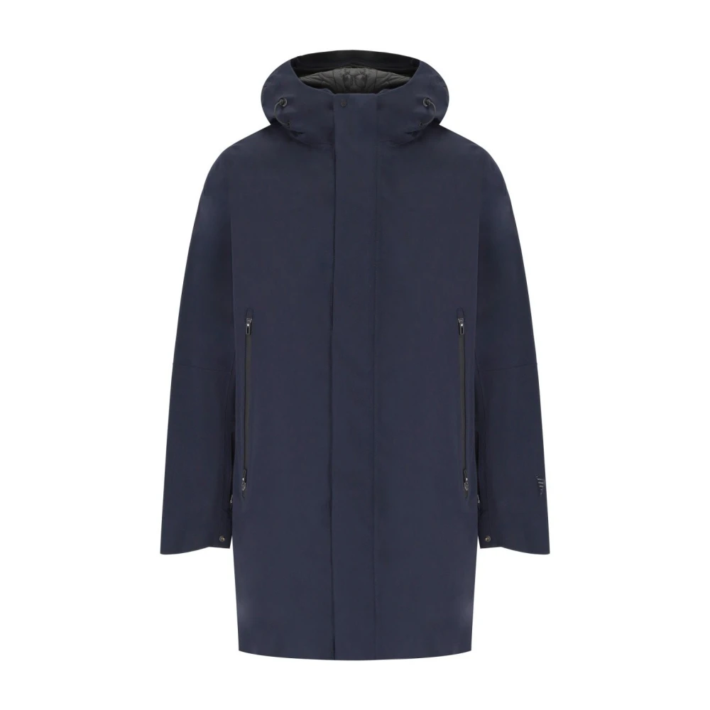 Krakatau Donkerblauwe Waterdichte Parka Jas Blue Heren