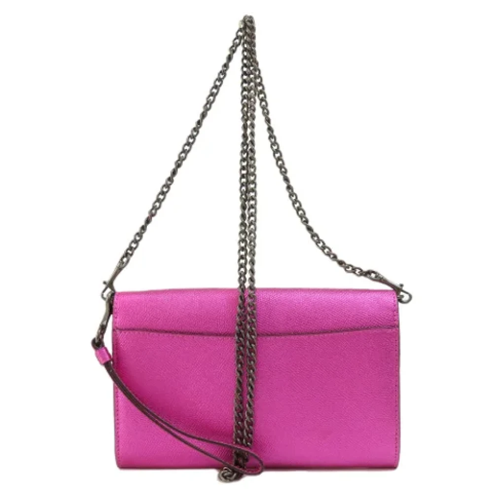 Coach Pre-owned Leather wallets Pink Dames
