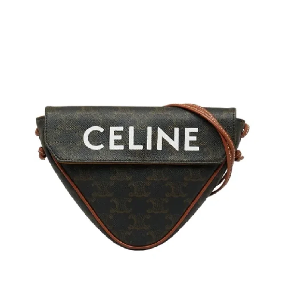 Celine Vintage Pre-owned Leather celine-bags Black Dames