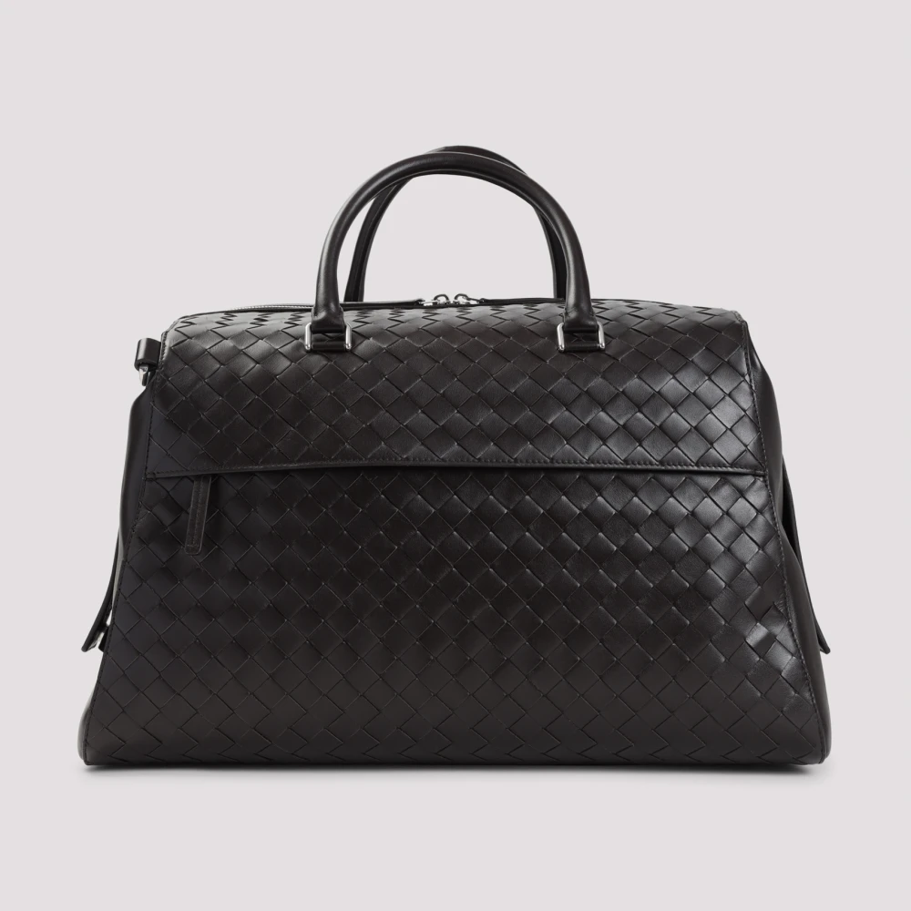 Bottega Veneta Zilveren Weekender Avenue Tas Gray Heren