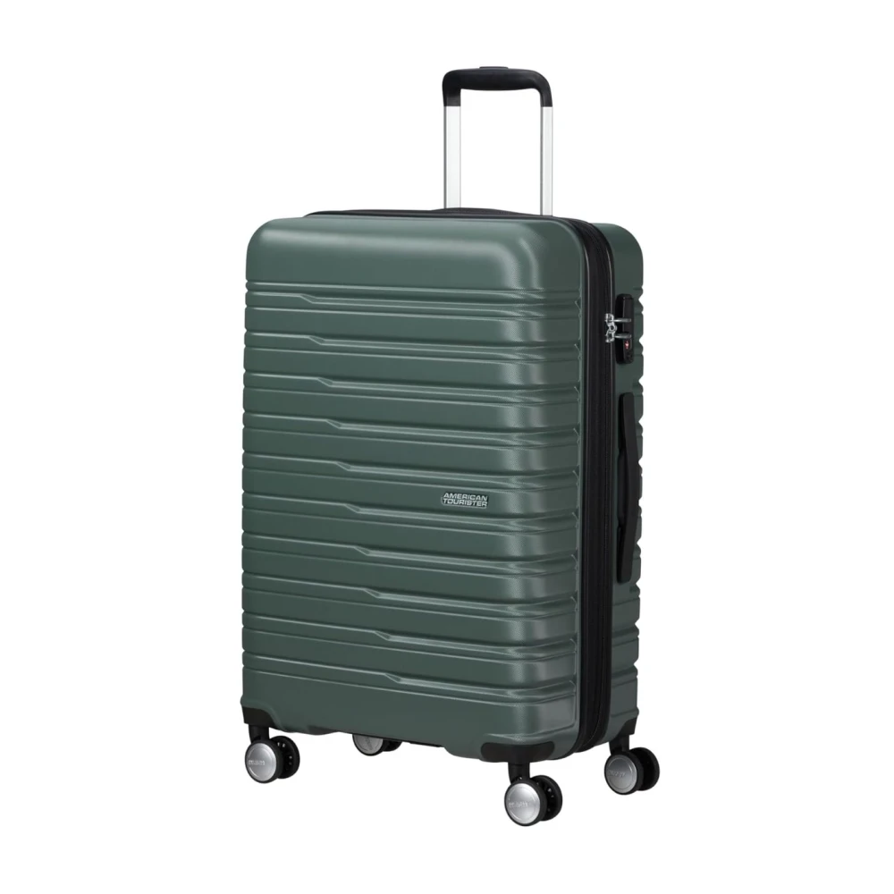 American Tourister Flashline Koffers en Trolley Green Unisex