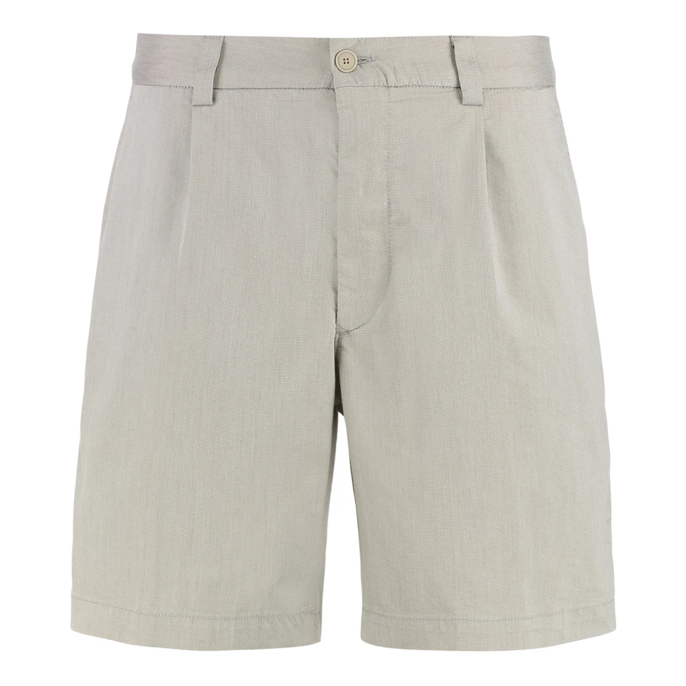 Hugo Men's Beige Casual Shorts, S, Cotton Blend Bermuda Shorts