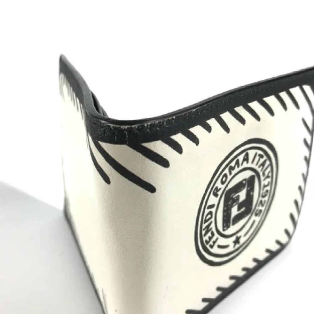 Fendi Vintage Pre-owned Leather wallets Black Dames