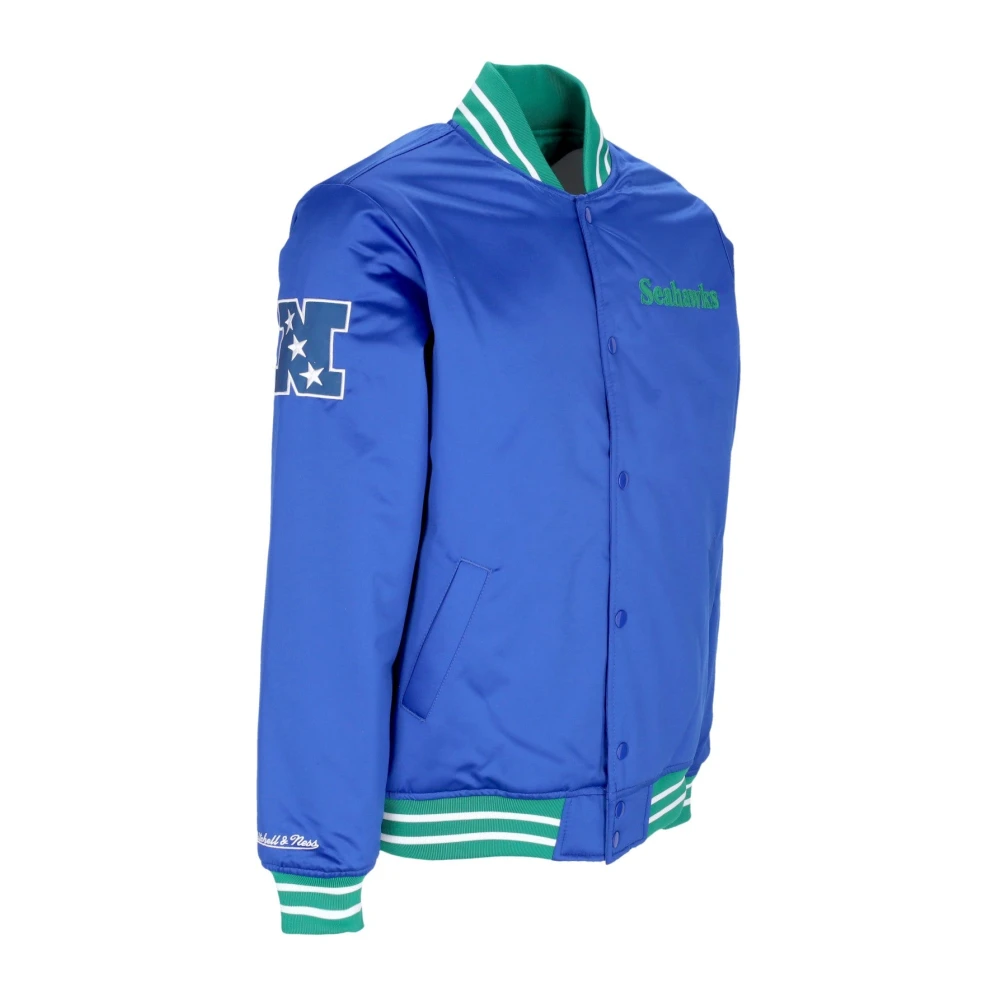 Mitchell & Ness Seattle Seahawks Bomberjack NFL Teamkleuren Blue Heren
