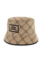 chapeau-seau-beige-avec-design-diamant-3d