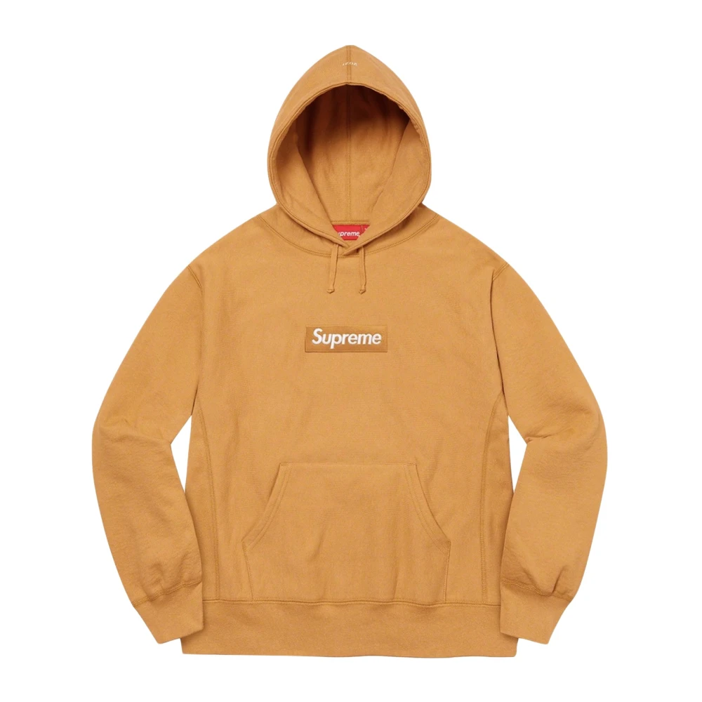 Supreme Limited Edition Box Logo Hoodie Licht Mosterd Orange Heren