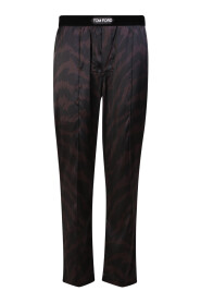 Tom Ford silk pajama pants. Convenient and practical design