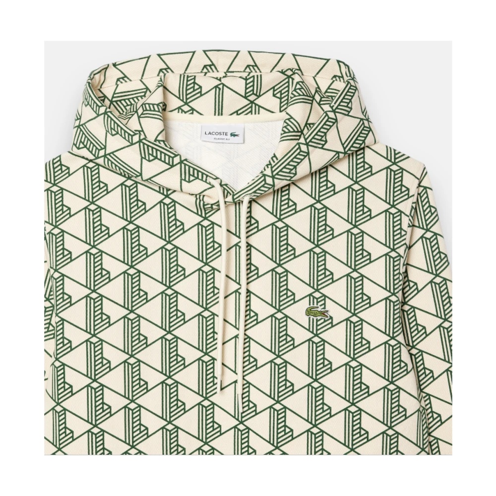 Lacoste Monogram Hoodie Sweatshirt Multicolor Heren