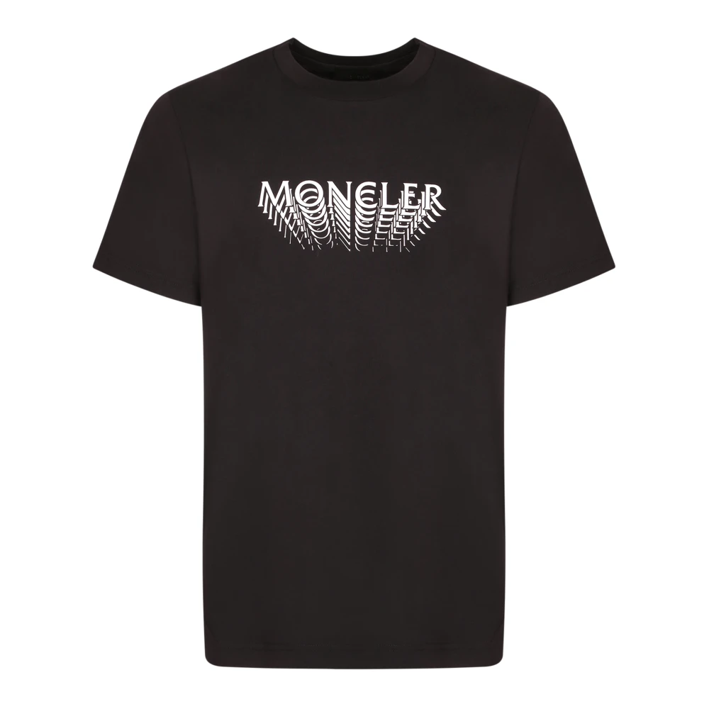 Moncler Hombre Negro Camisetas, Talla: L