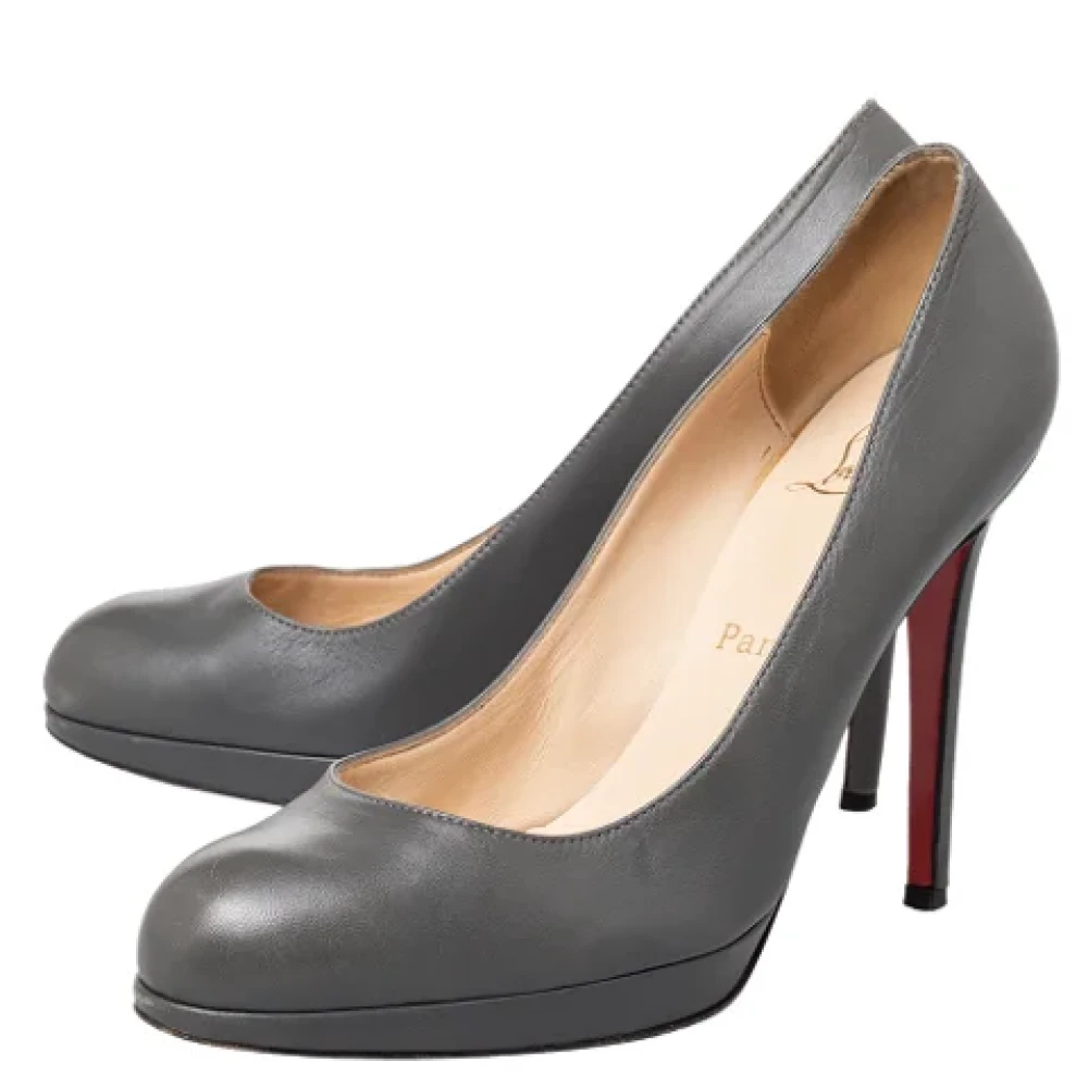 Christian Louboutin Pre-owned Pumps Gray Dames