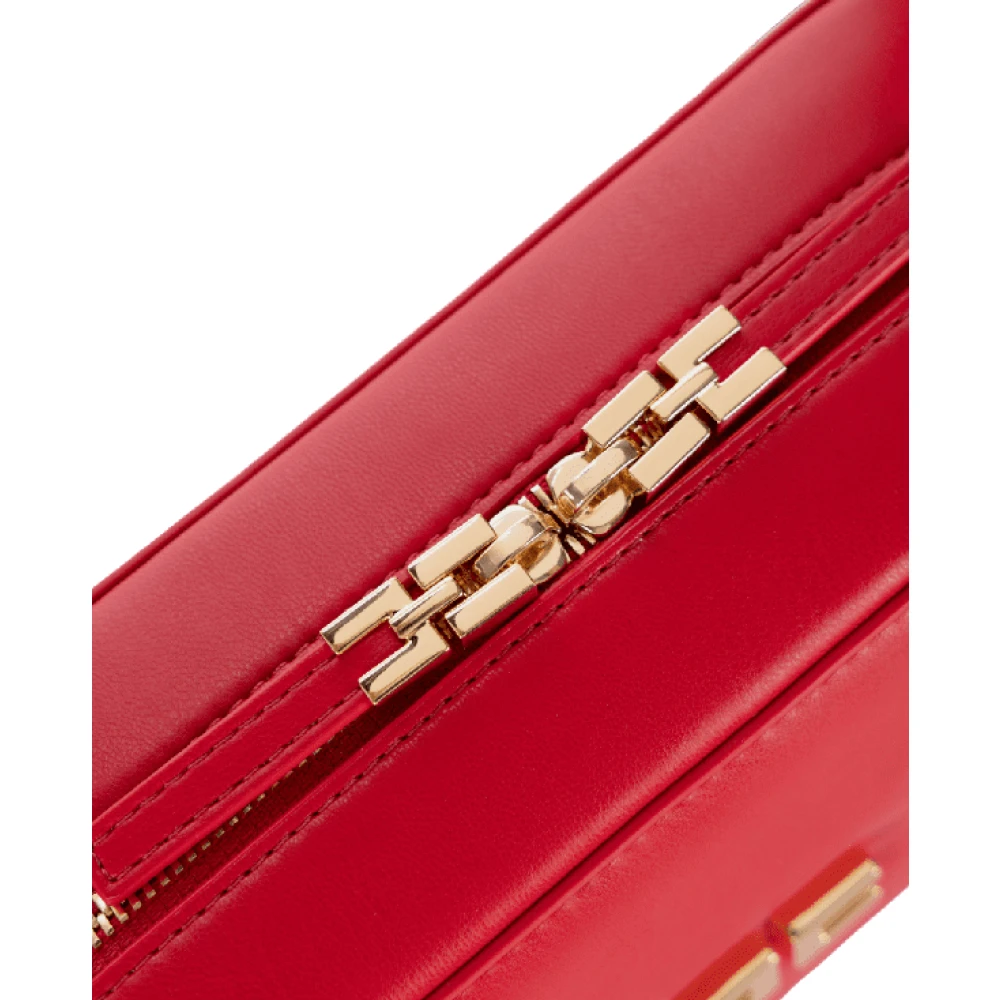 Elisabetta Franchi Rode Passie Schoudertas Red Dames