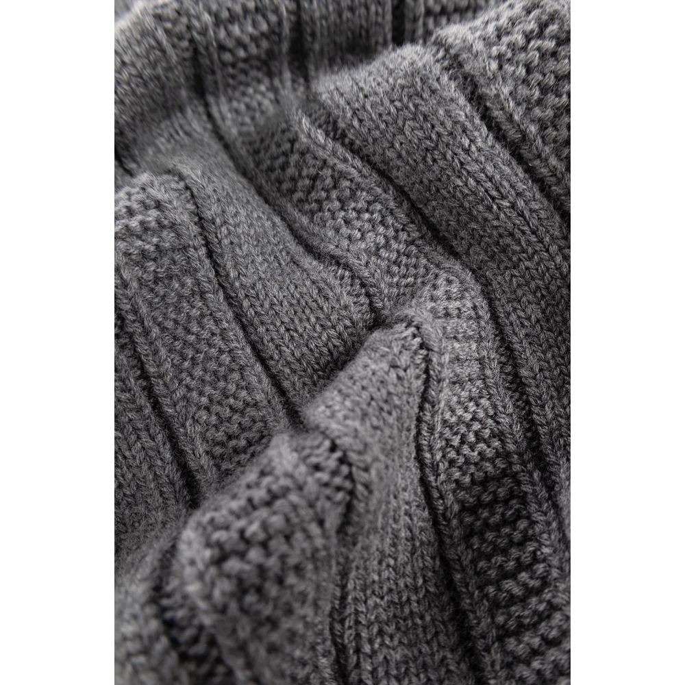 Versace Wollen sjaal Gray Heren