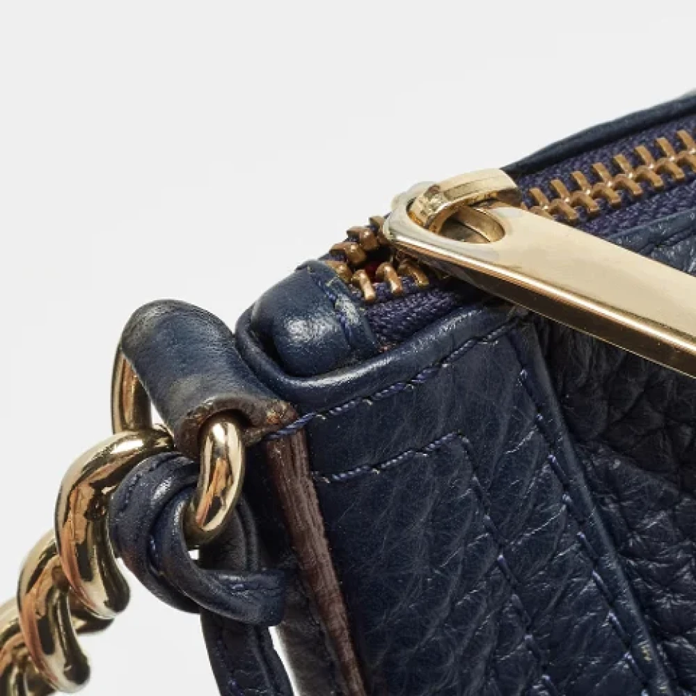 Carolina Herrera Pre-owned Leather handbags Blue Dames