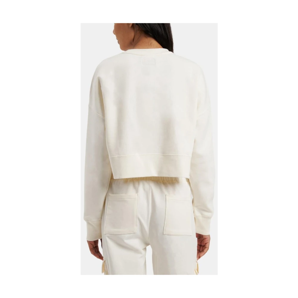 Converse Crew Neck Sweatshirt White Dames