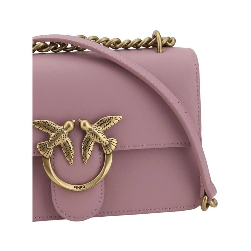 pinko Mini Love Birds Schoudertas Purple Dames