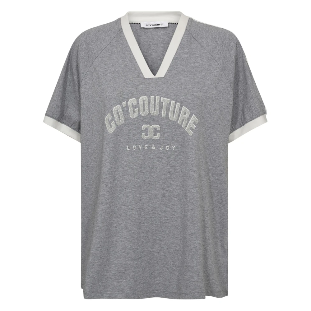 Co'Couture Siaracc Grijze T-shirt 33140 Gray Dames