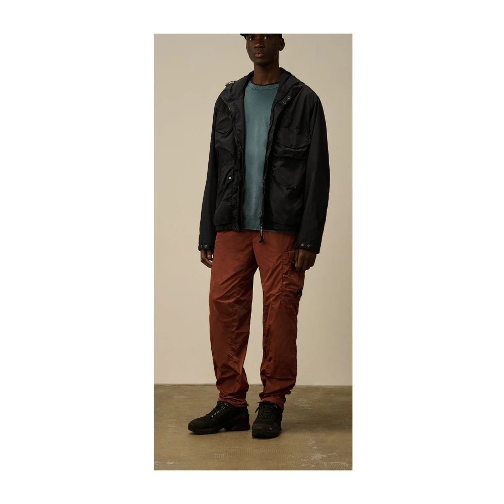 C.P. Company Nylon Google Jas in Marineblauw Blue Heren