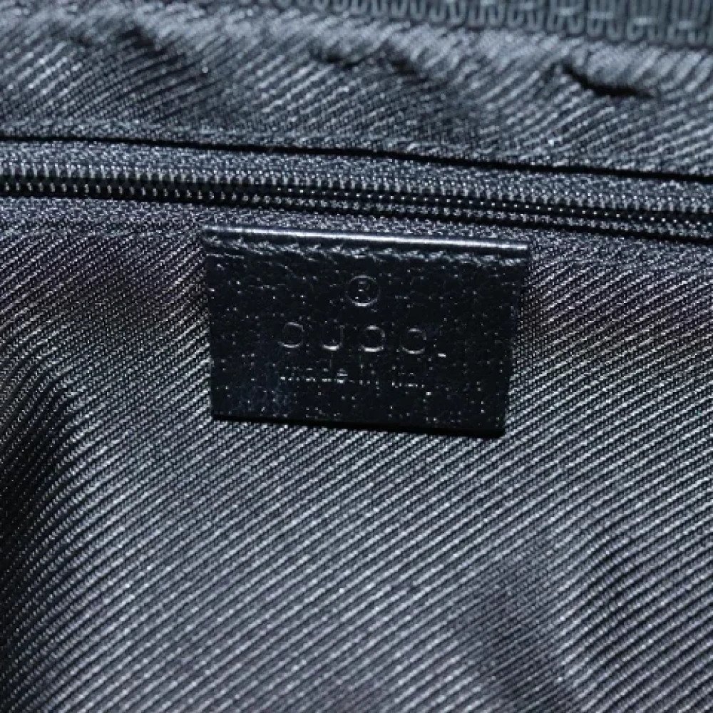 Gucci Vintage Pre-owned Canvas clutches Black Dames