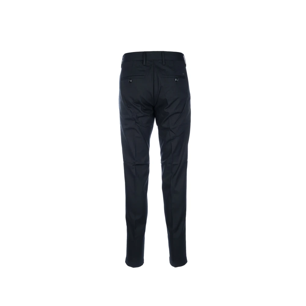 Emporio Armani Stijlvolle broeken voor mannen Black Heren