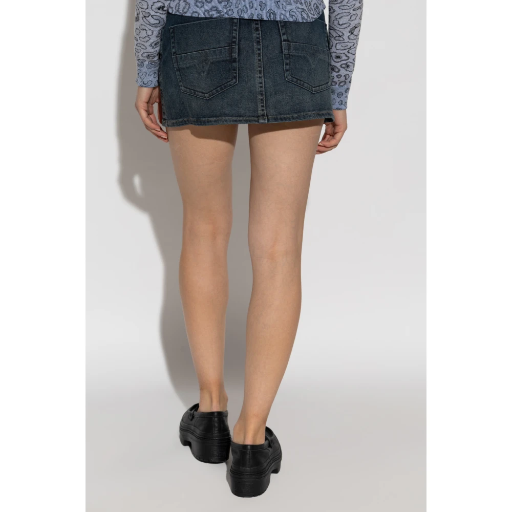Diesel Rok De-Rago-Re Blue Dames