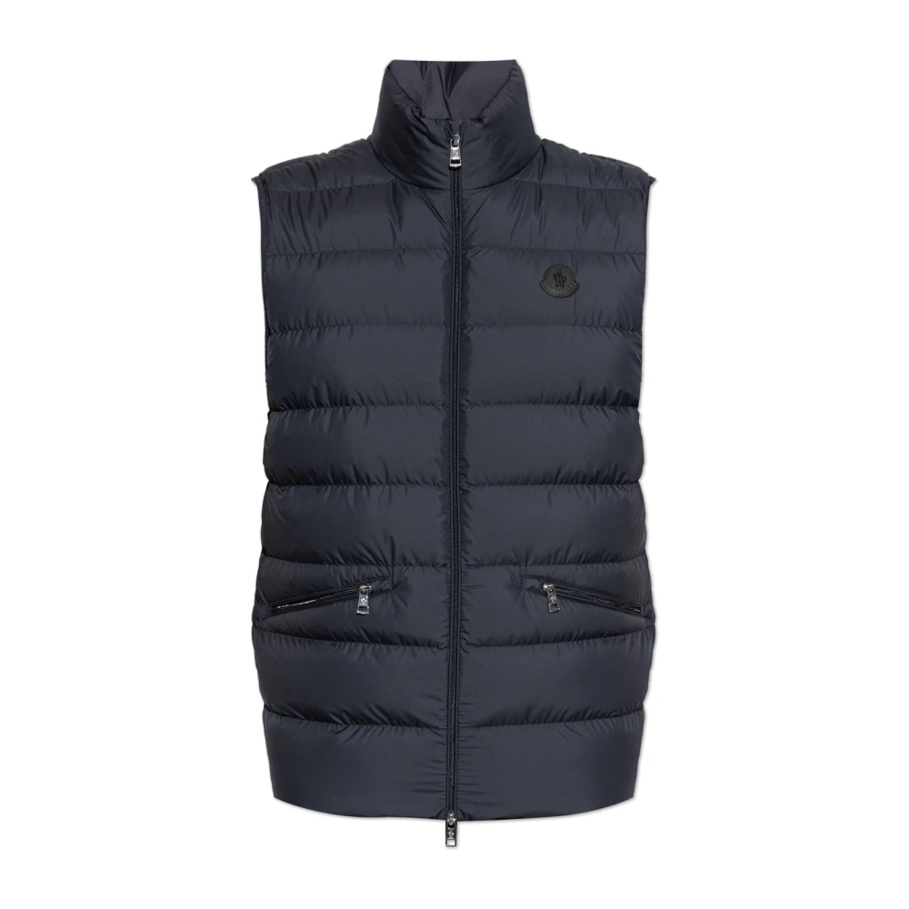 Moncler Men's Blue Lechtal Down Vest - Waistcoats - 2XL - Jackets