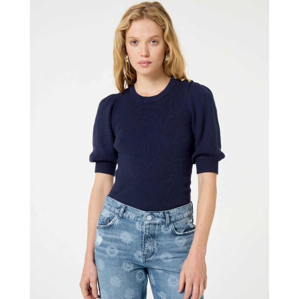 Fabienne Chapot Lillian Korte Mouw Pullover Blue Dames