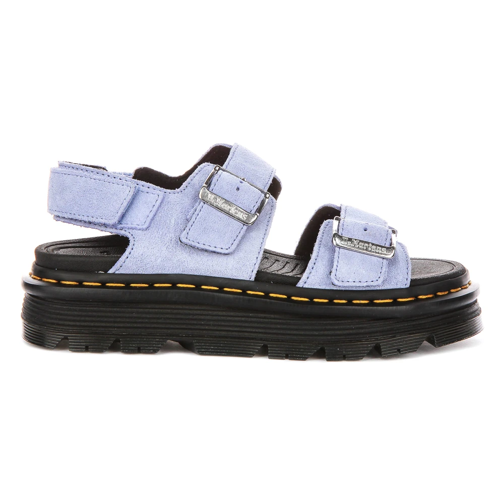 Dr. Martens , Flat Sandals, Female, Blue, 7 Uk, Zebzag Sandal