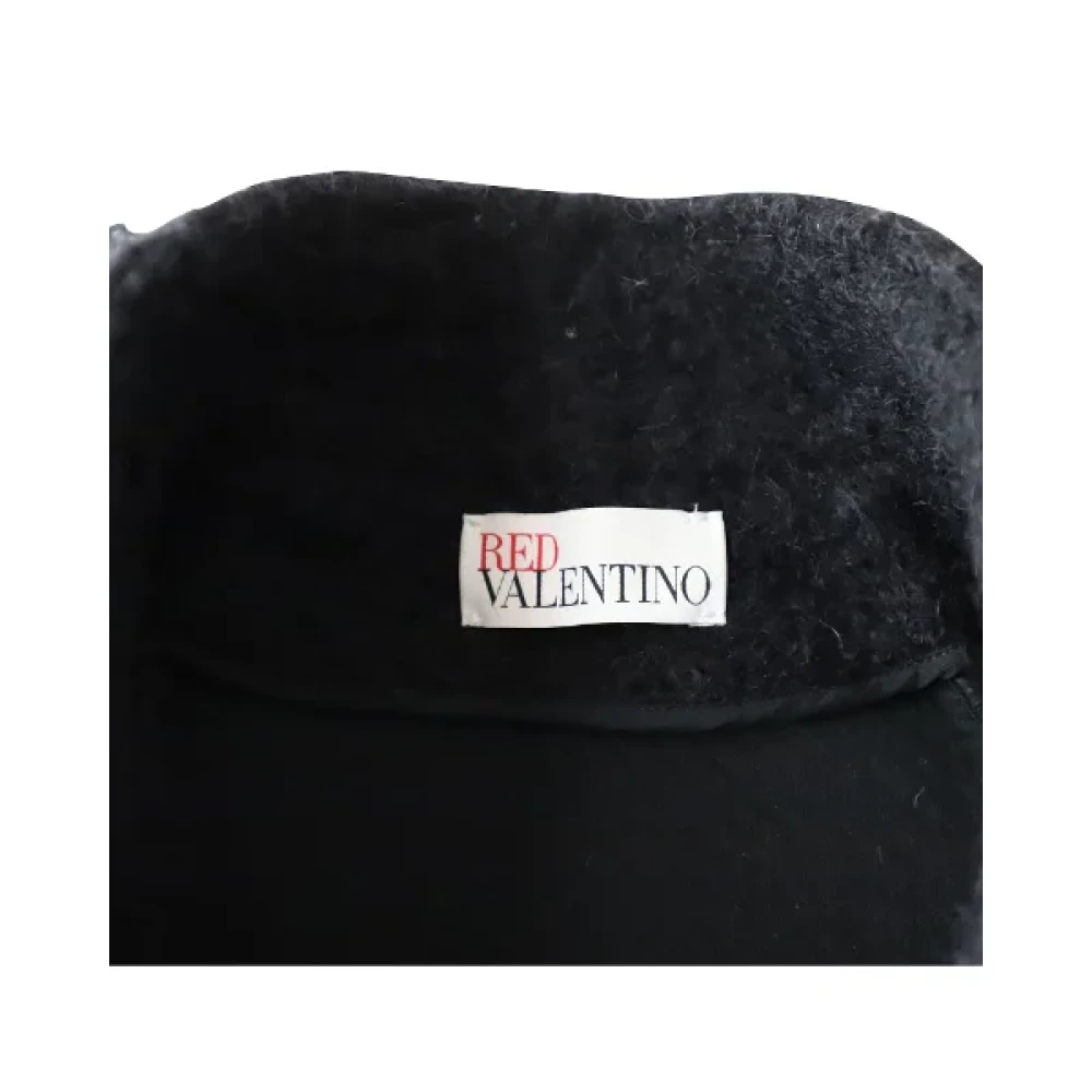 Valentino Vintage Pre-owned Wool outerwear Black Dames