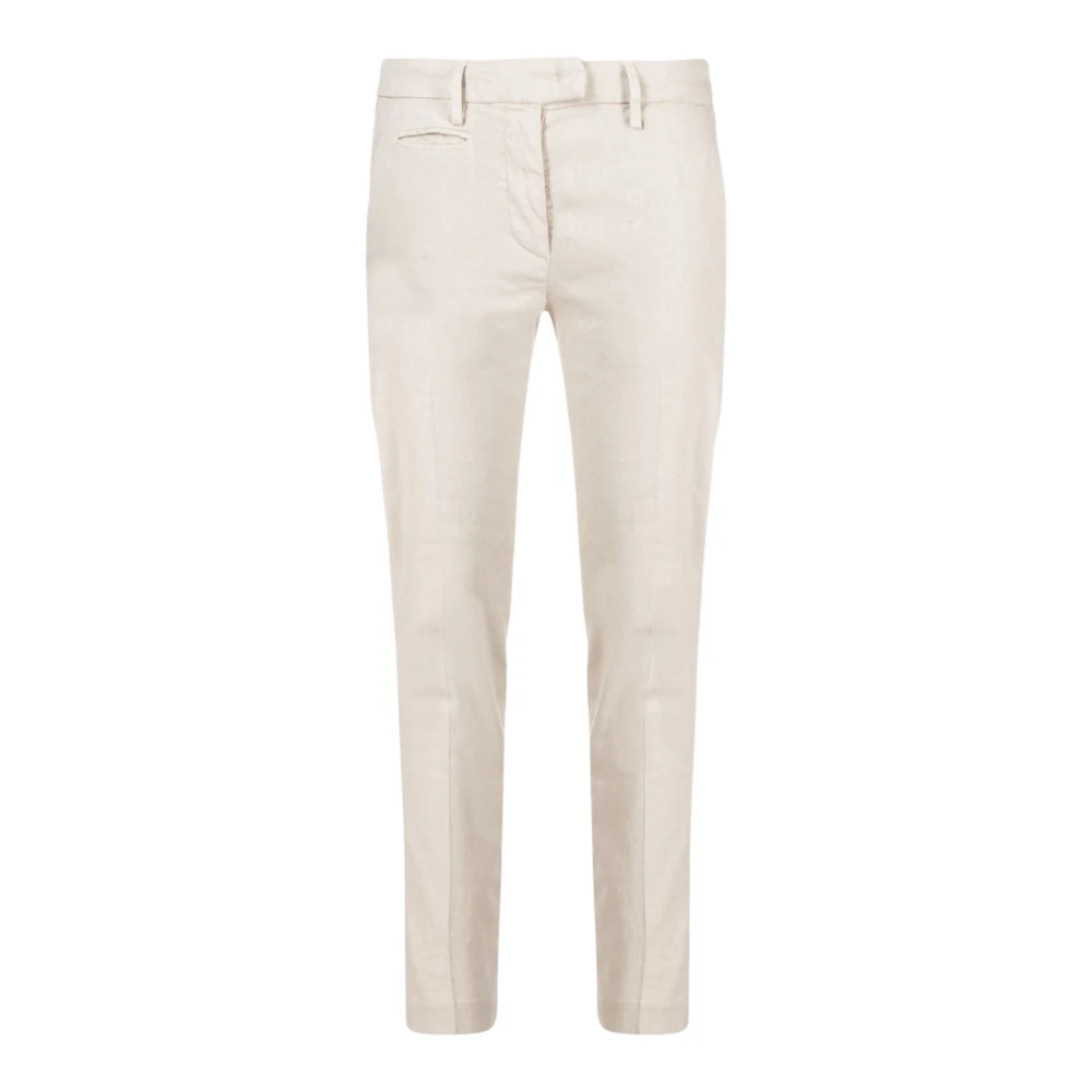 Dondup Donna Beige Pantaloni, W29, New,