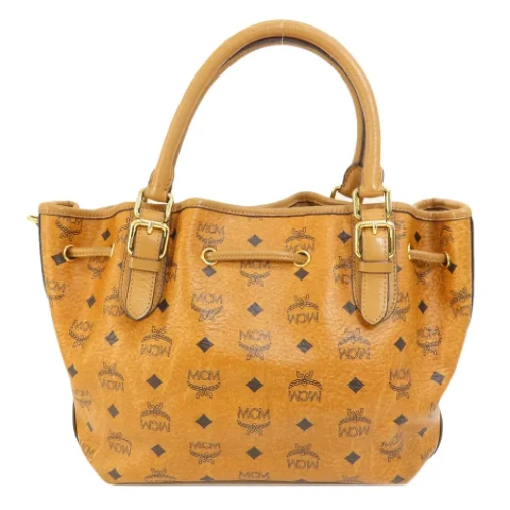 MCM Pre-owned Leather totes Brown Dames