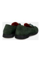 mocassin-en-daim-vert
