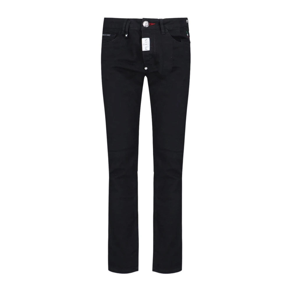 Philipp Plein Zwarte Jeans voor Mannen Aw23 Black Heren