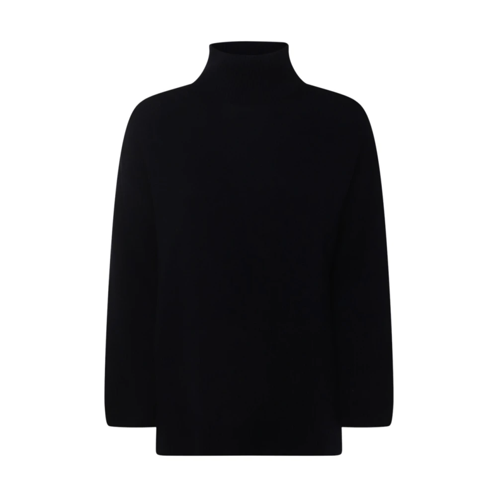 Antonelli Firenze Navy Blue Wollen Gebreide Trui Blue Dames