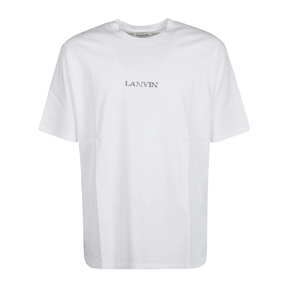 Lanvin Curblace T-shirt White Heren