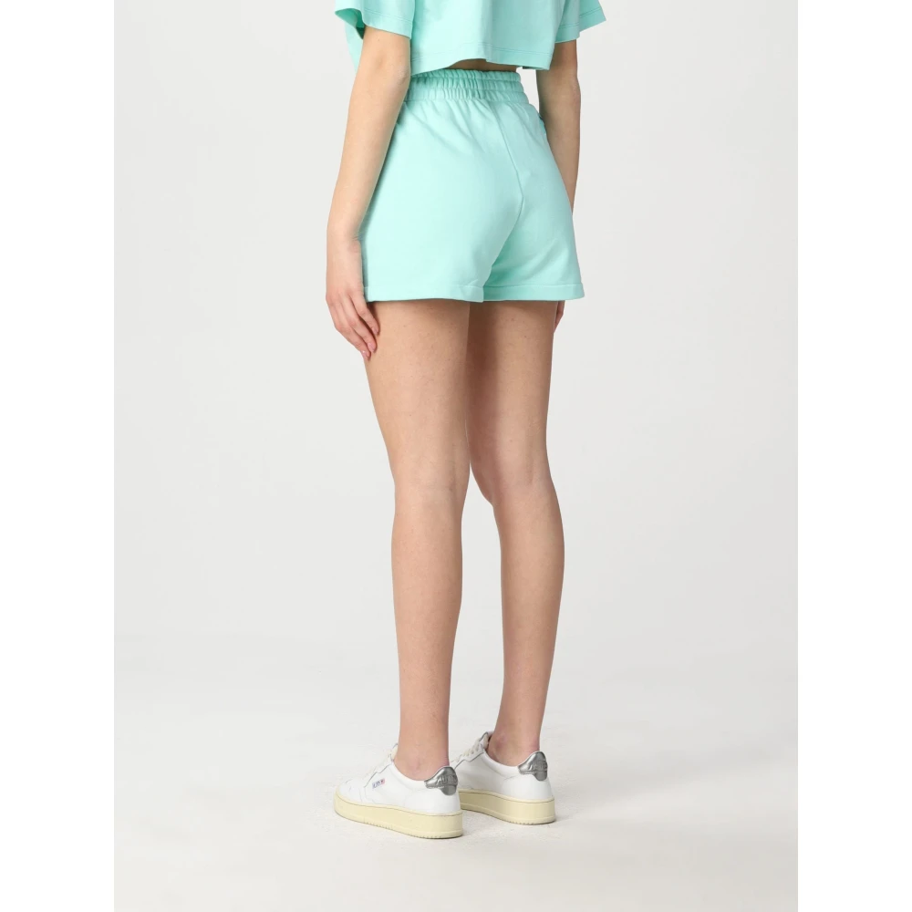 Pharmacy Industry Groene katoenen shorts met logo Green Dames