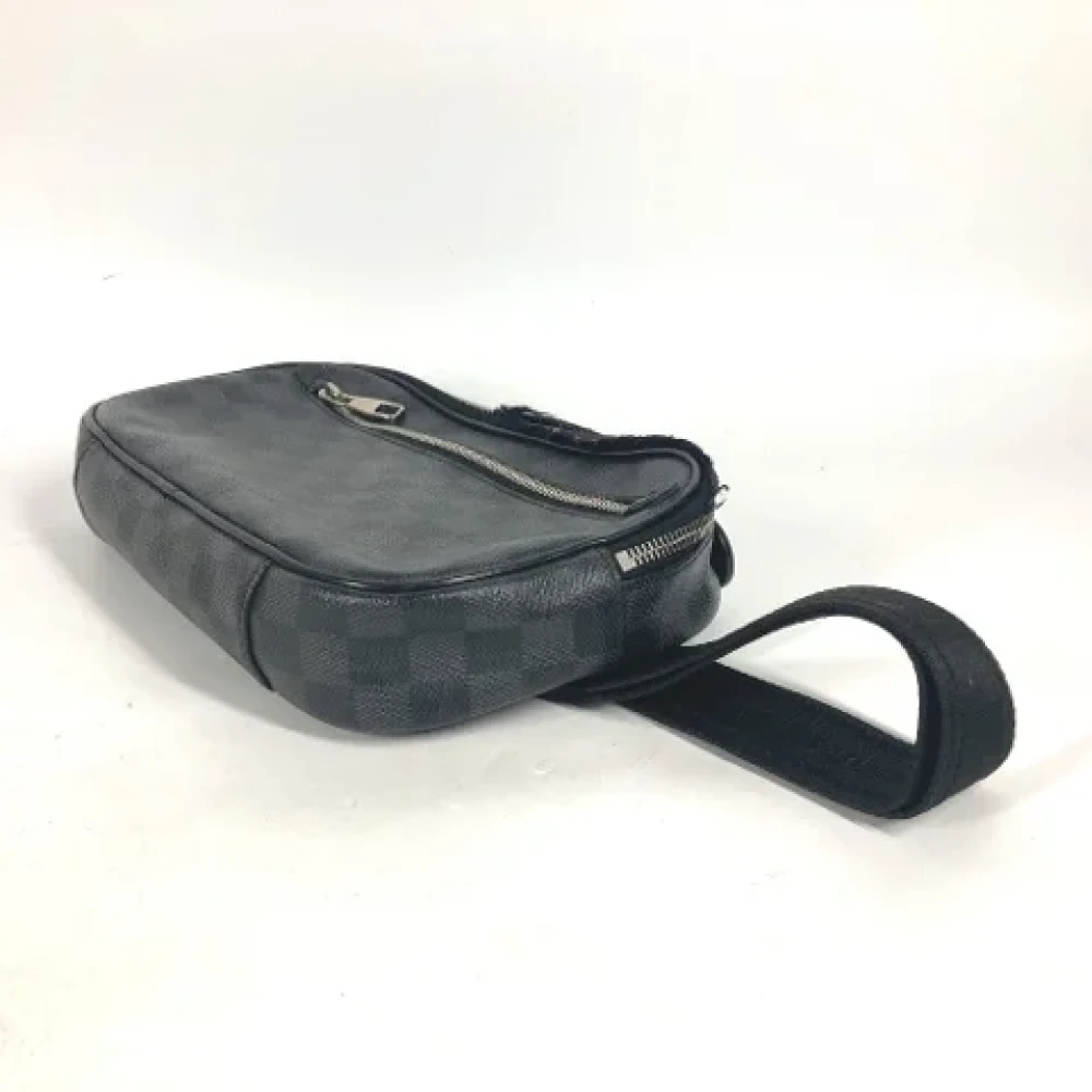 Louis Vuitton Vintage Pre-owned Cotton louis-vuitton-bags Black Dames
