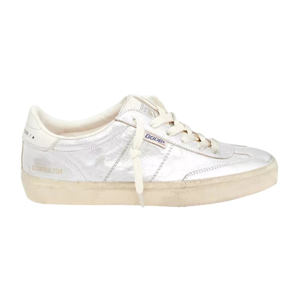 Golden Goose Women's Gray Silver Vintage Trainers - Sneakers - 8 Uk - Shoes