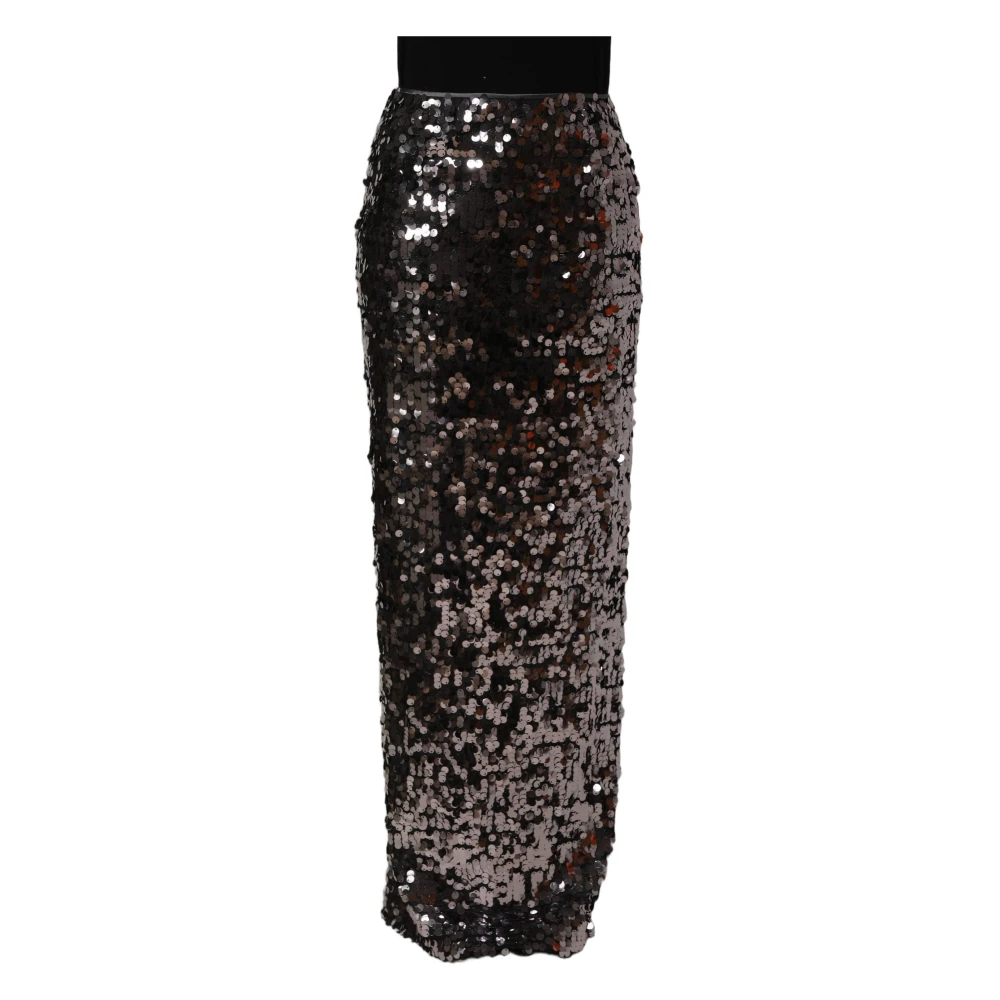 Dolce & Gabbana , Maxi Skirts, Female, Brown, 2XS, Pencil Cut Skirt