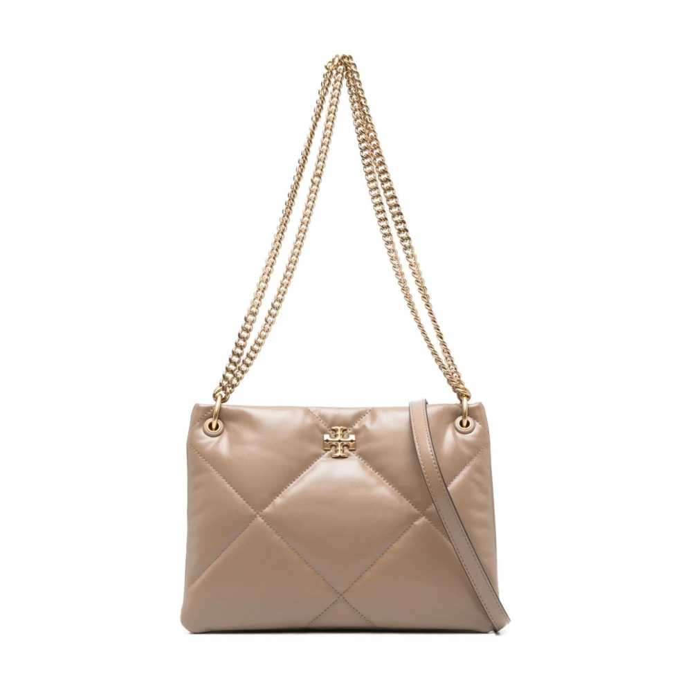 TORY BURCH Diamantquilted Nappa Leren Schoudertas Pink Dames