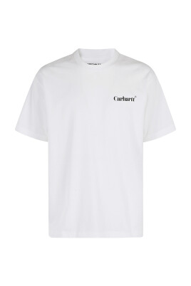 canard-t-shirt-imprime-graphique-blanc