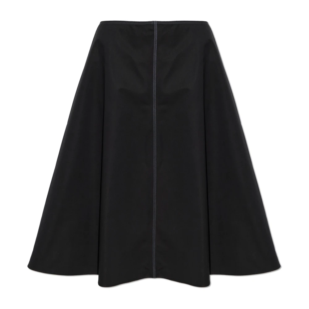 Marni Mujer Negro - Falda Acampanada De Algodón - Skirts - 2XS