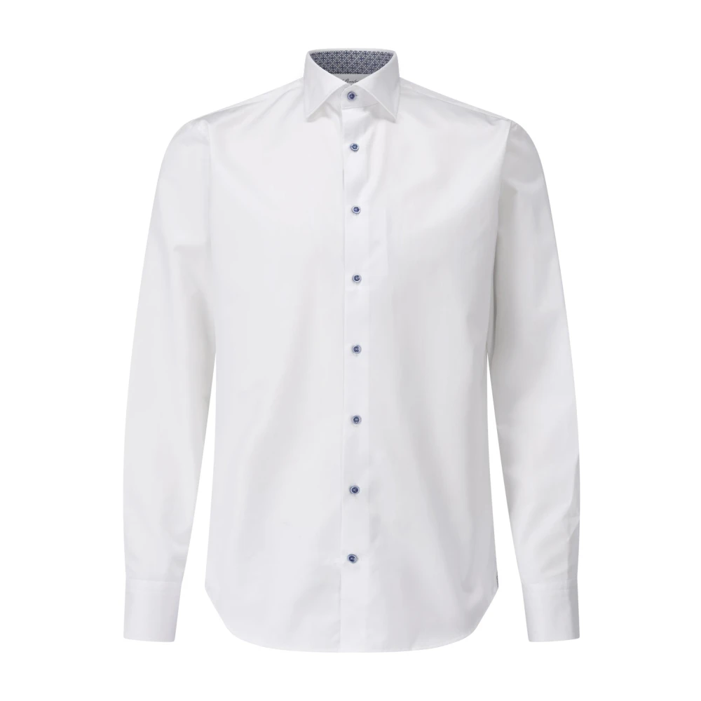Stenströms Casual Overhemd in Klassiek Blauw Ontwerp White Heren