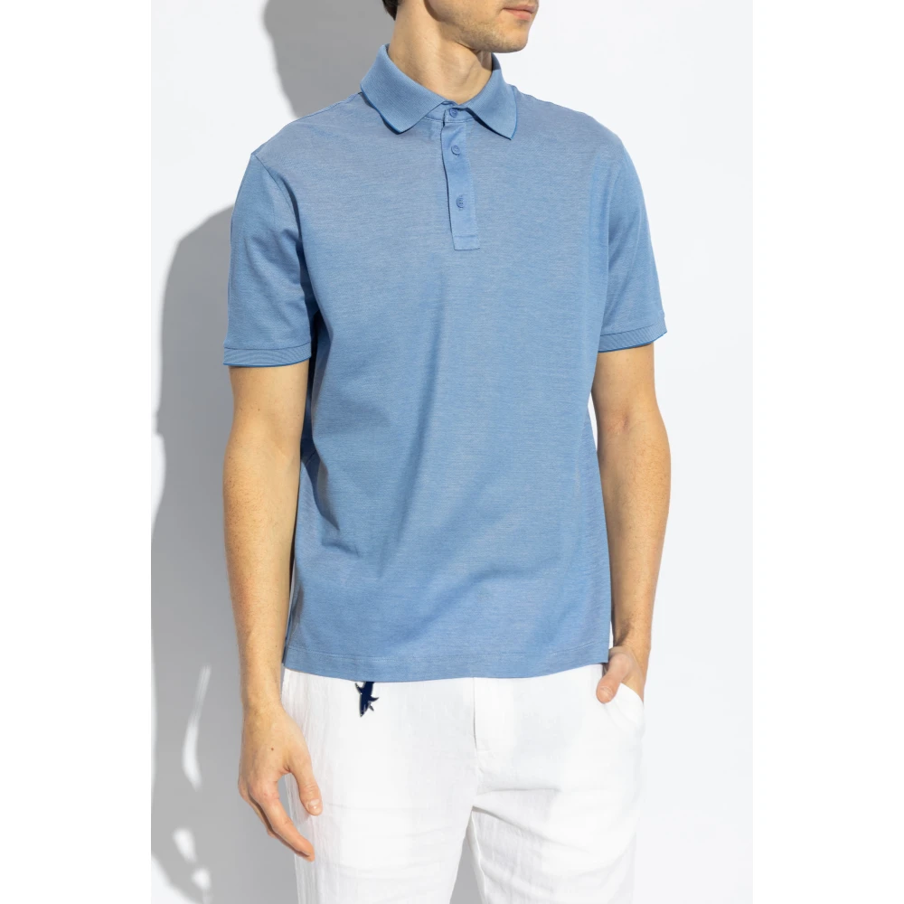 PAUL & SHARK Katoenen polo Blue Heren