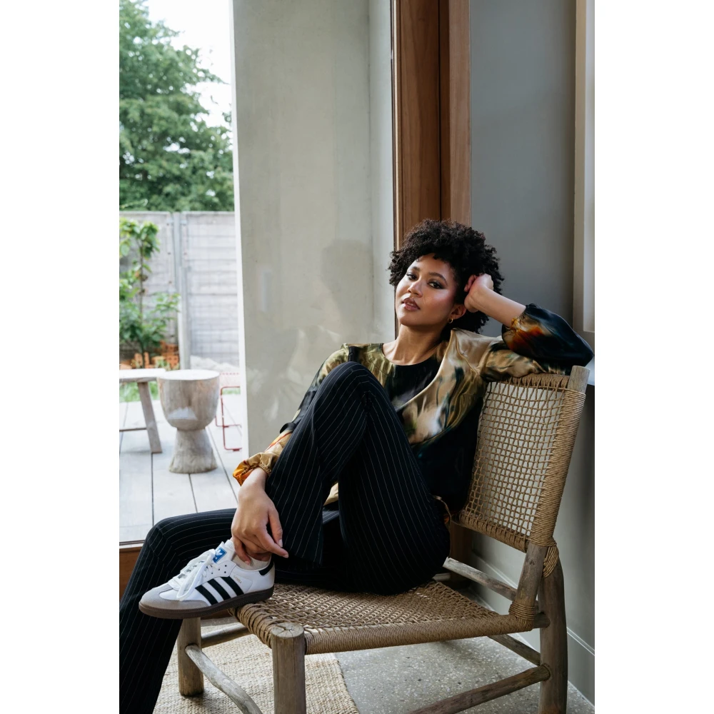 &Co Woman Bloes met lange mouwen en ruches Multicolor Dames