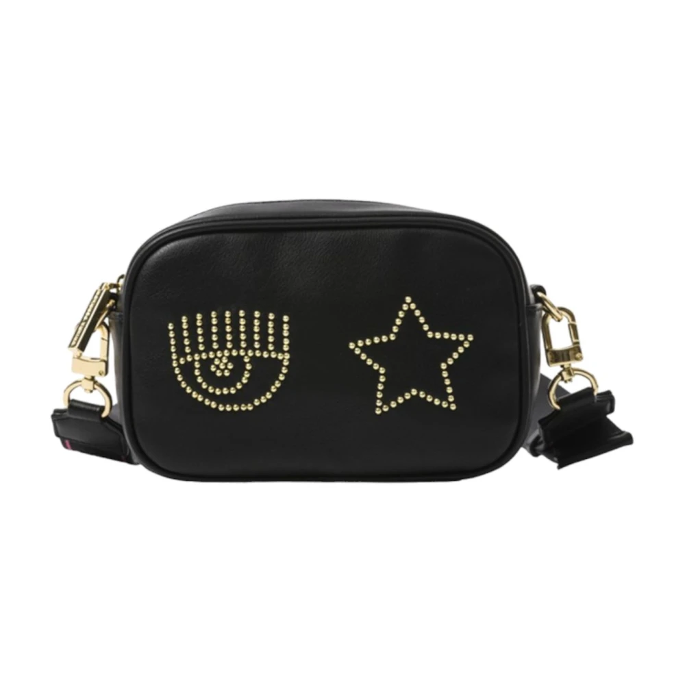 Chiara Ferragni Collection Zwarte Chiara Ferragni tassen Eye Star borduurwerk Black Dames