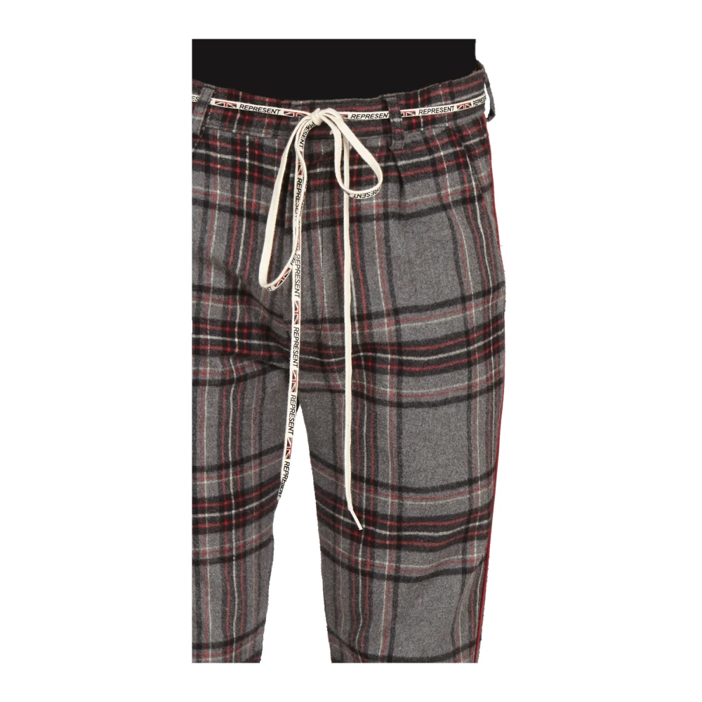 Represent Tartan Check Broek Multicolor Heren